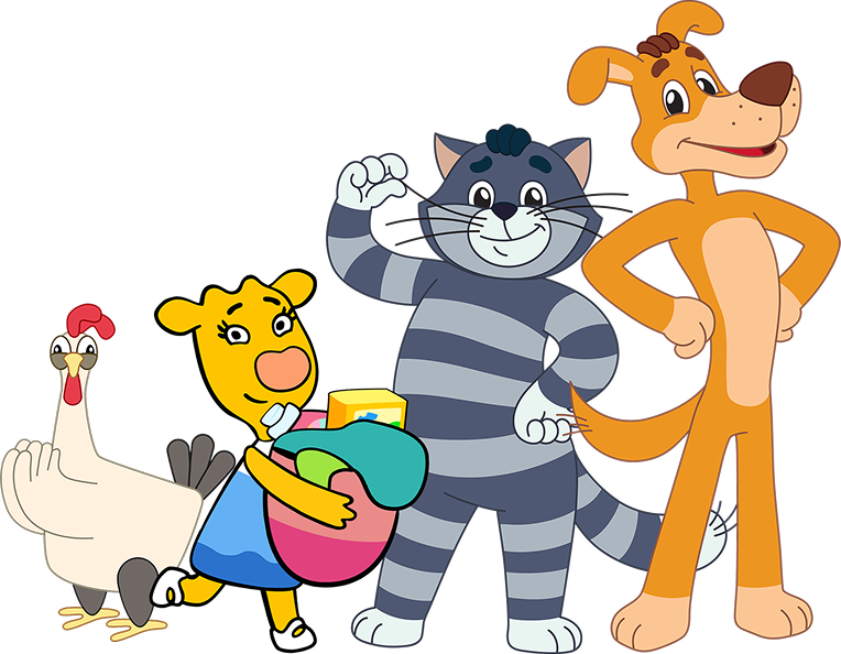 Герои Простоквашино